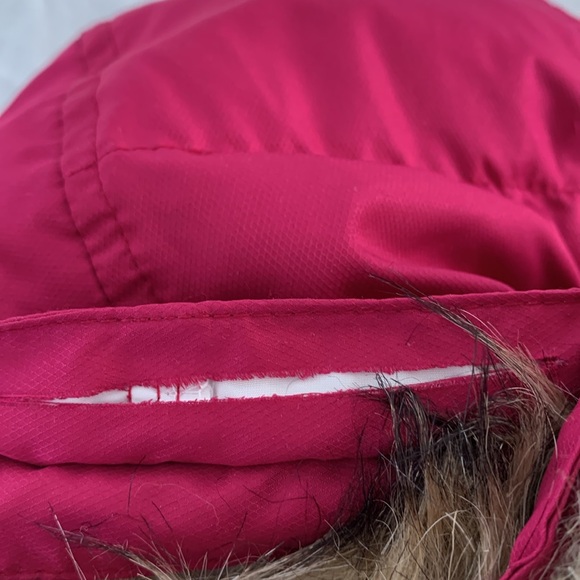 Lands’ End girls’ fleece lined full-length parka size 4-5 - Picture 6 of 8